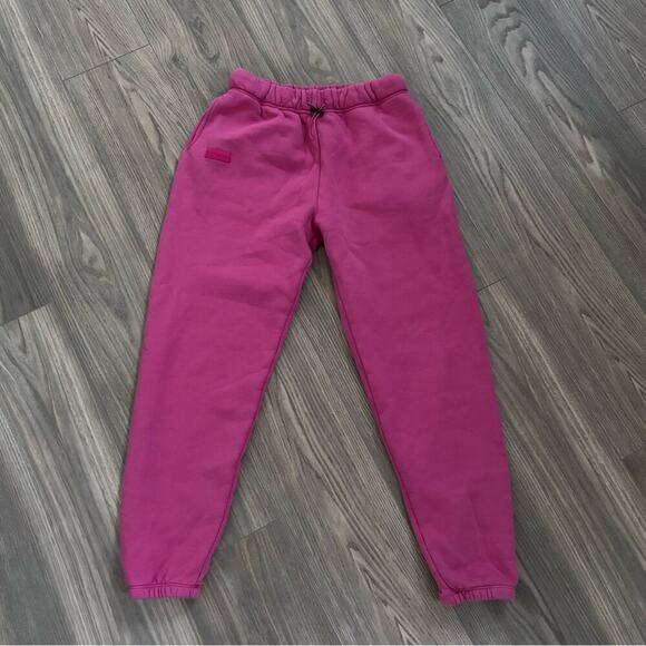 Set Active Matching Sweat Set Pink Half Zip & drawstring Sweatpants NWOT - Picture 4 of 6